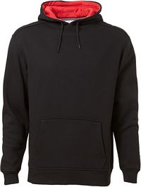 Men's Contrast Hooded Sweatshirt (185C00)